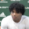 Miami DL Keona Davis speaks with media, talks spring practice progress